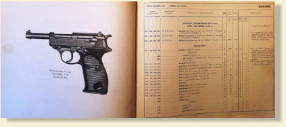 P38 Manual made for the French Army. All Rights Reserved,